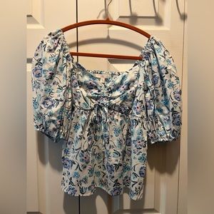 Lauren Conrad peplum top size small. Tag is off but it has never been worn